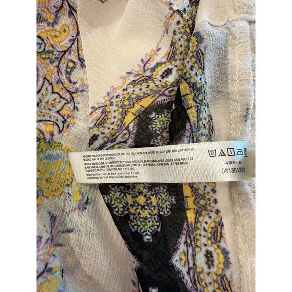 Intimately by Free People Wonderland Robe Womens XS/S Ivory Drop Shoulder Kimono - Picture 8 of 13